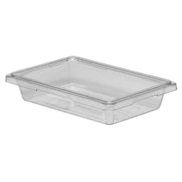 Cambro 12183CW135 Camwear Clear 12" x 18" x 3.5" Food Storage Box Main Image
