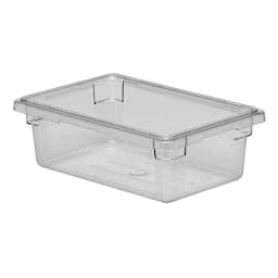 Cambro 12186CW135 Camwear Clear 12" x 18" x 6" Food Storage Box Main Image
