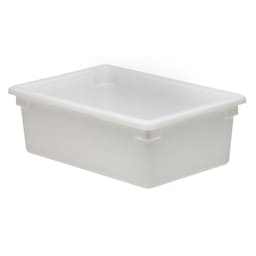 Cambro 18269P148 Camwear White 18" x 26" x 9" Food Storage Box Main Image