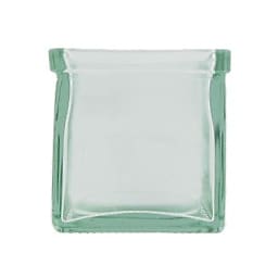 Cal-Mil C4X4GLCN Green 4" x 4" Replacement Glass Jar Main Image