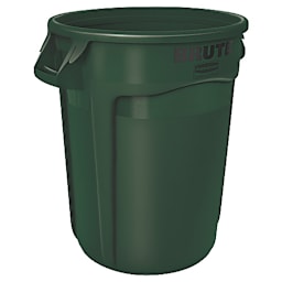 Rubbermaid FG263200DGRN BRUTE Green 32 Gallon Container w/o Lid Main Image