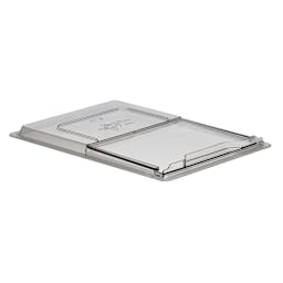 Cambro 1826SCCW135 Camwear Clear Full-Size SlidingLid Food Box Cover Main Image