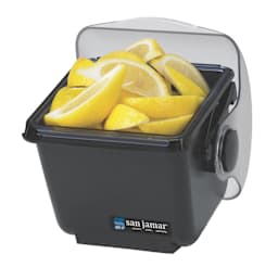 San Jamar BD2002 Mini Dome® 1 Quart Condiment / Garnish Center Main Image