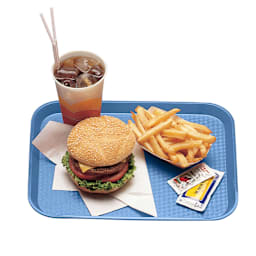 Cambro 1216FF168 Blue 12" x 16" Fast Food Tray - Dozen Main Image