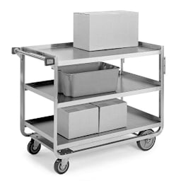 Lakeside® 944 S/S 1000 lb Capacity 3-Shelf Utility Cart Main Image