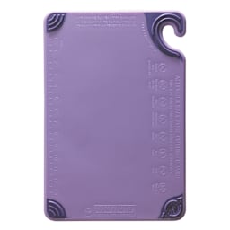 San Jamar CBG121812PR Allergen Saf-T-Zone™ 12 x 18 Cutting Board Main Image