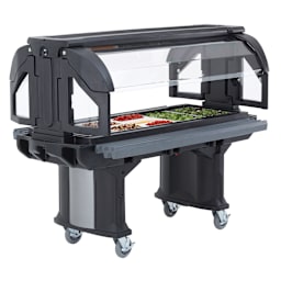 Cambro VBR5110 Black Versa Buffet Serving 69" x 36" Cold Food Bar Main Image