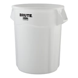 Rubbermaid FG265500WHT BRUTE 55 Gallon White Container Main Image