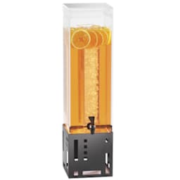 Cal-Mil 1602-3-13 Squared Black 3 Gallon Beverage Dispenser Main Image
