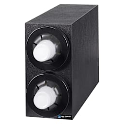 San Jamar C2952BK Sentry® 2-Cup Beverage Cup Dispenser Cabinet Main Image