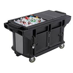 Cambro VBRUTHD6110 Versa Food Bar with Storage and HD Casters Main Image