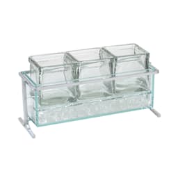 Cal-Mil 1806-5-39 Silver Iron Iced Condiment Display Main Image