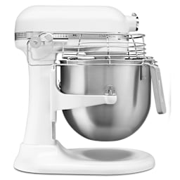 KitchenAid® KSMC895WH White Commercial 8 Qt. Lift Stand Mixer Main Image