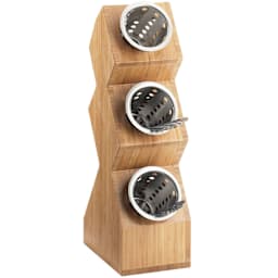 Cal-Mil 1016-3-60 Bamboo 3-Compartment Cylinder Display Main Image