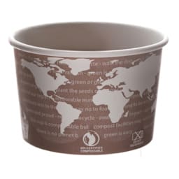 Eco Products EP-BSC8-WA World Art 8 Ounce Soup Container - 1000 / CS Main Image