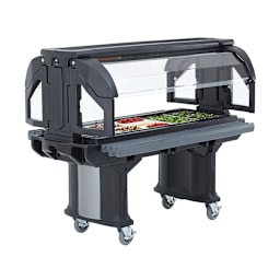 Cambro VBR6110 Black 82" x 42.5" x 62.75" 6 Ft. Versa Food Bar Main Image