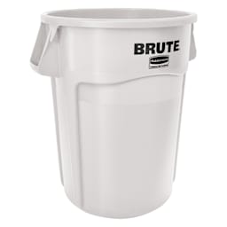 Rubbermaid 1779740 BRUTE White 44 Gallon Container without Lid Main Image
