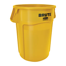 Rubbermaid FG264360YEL BRUTE 44 Gallon Utility Container without Lid Main Image