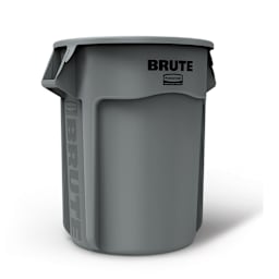 Rubbermaid FG265500GRAY BRUTE Gray 55 Gallon Container without Lid Main Image