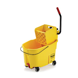 Rubbermaid FG618688YEL WaveBrake 44 Quart Side Press Wringer Combo Main Image