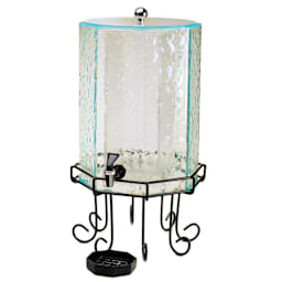 Cal-Mil 932-3 Glacier Faux Glass 3 Gallon Beverage Dispenser Main Image