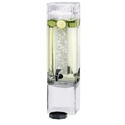 Cal-Mil 1112-3 Square 3 Gallon Glass Beverage Dispenser Main Image
