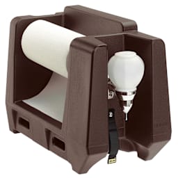Cambro HWAPR131 Dark Brown Handwashing Station with Soap Dispenser Main Image