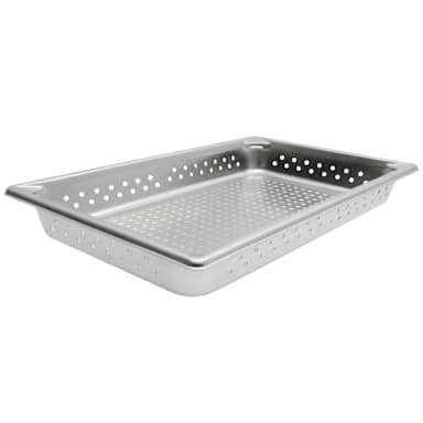 Vollrath 30023 Super Pan V Full Size x 2.5" D Perforated Food Pan
