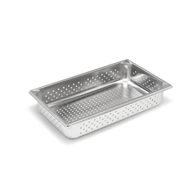 Vollrath 30043 Super Pan V Full Size x 4" D Perforated Food Pan