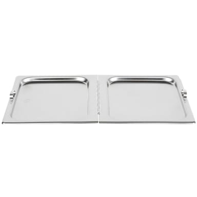 Vollrath® 77430 Full Size Stainless Steel Flat Hinged Cover