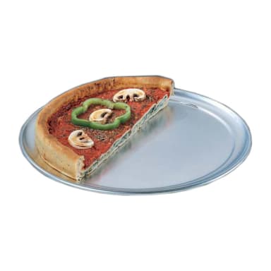 American Metalcraft HCTP16 Anodized Wide Rim 16 In. Aluminum Pizza Pan