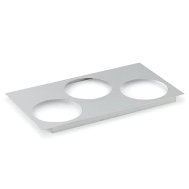 Vollrath® 72228 Stainless Steel 3-Hole Adapter Plate