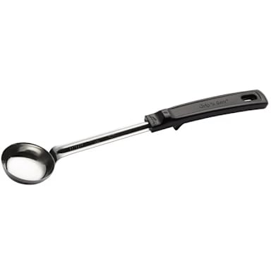Vollrath® 61147 Black Handled 1 Ounce Solid S/S Spoodle®