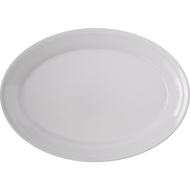 Carlisle 4356002 Dallas Ware 12" White Oval Platter