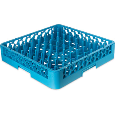 Carlisle RTP14 OptiClean All-Purpose Blue Tall Peg Plate / Tray Rack