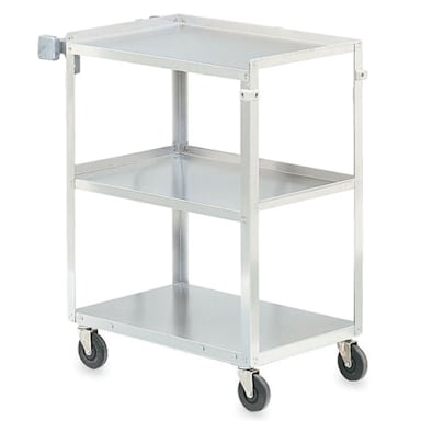 Vollrath® 97125 Heavy Duty S/S 3-Shelf Utility Cart