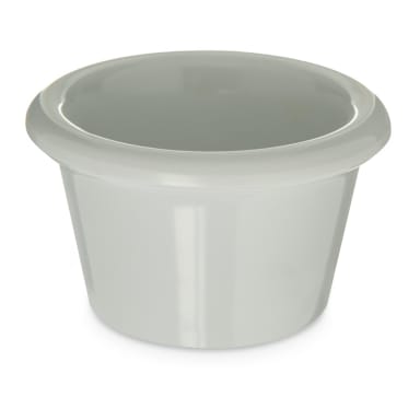 Carlisle S27502 1.5 Oz. White Smooth Melamine Ramekin - Dozen