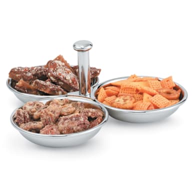 Vollrath® 46636 3-Compartment S/S 12 Ounce Condiment Server