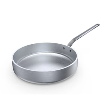 Vollrath 68743 Wear-Ever 3 Quart Aluminum Saute Pan with Plated Handle