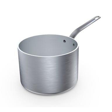 Vollrath 691125 Wear-Ever 2.5 Quart Sauce Pan with Solid Handle