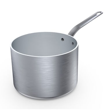 Vollrath 691145 Wear-Ever 4.5 Quart Sauce Pan with Plated Handle