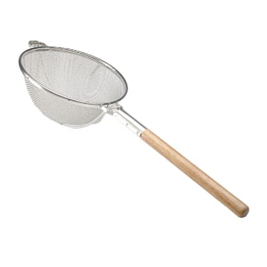 Adcraft® DBTN-12 12" Double Mesh Tinned Steel Strainer