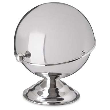 Carlisle 609131 10 Oz. S/S Roll-Top Covered Sugar Bowl