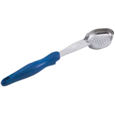 Vollrath® 6422230 Blue 2 Ounce Oval Perforated Spoodle®