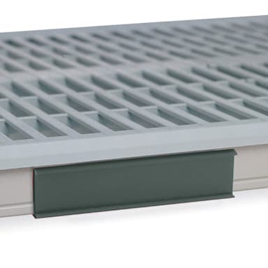 Metro CSM6-GRX Gray 6" Shelf Marker For MetroMax i Shelves