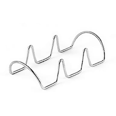 G.E.T. 4-81833 S/S 6.75" x 3.25" Triple Taco Holder