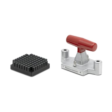 Vollrath 15060 Redco InstaCut 3.5 3/8" Dice T-Handle / Pusher Block / Blade