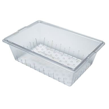 Cambro 1826CLRCW135 Camwear 18" x 26" x 5" Food Storage Box Colander