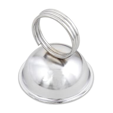 Browne Foodservice 57596 Steel 2.5" Ring-Style Menu Holder - Dozen