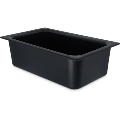 Carlisle CM110003 Coldmaster 15 Qt. Black Deep Full-Size Coldpan